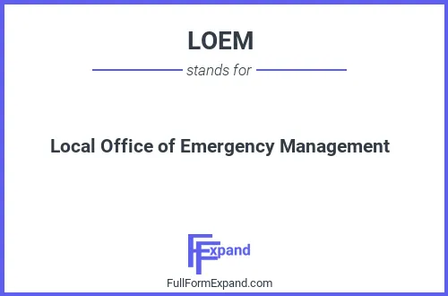 Full form of LOEM