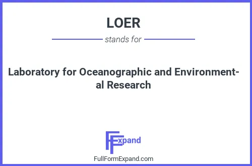 Full form of LOER