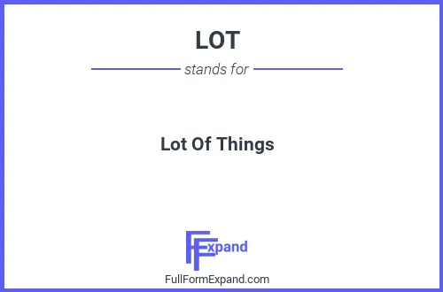 Full form of LOT