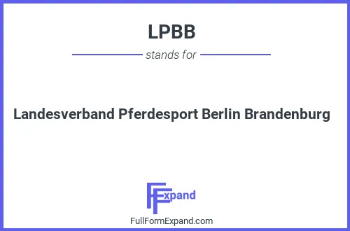 Full form of LPBB