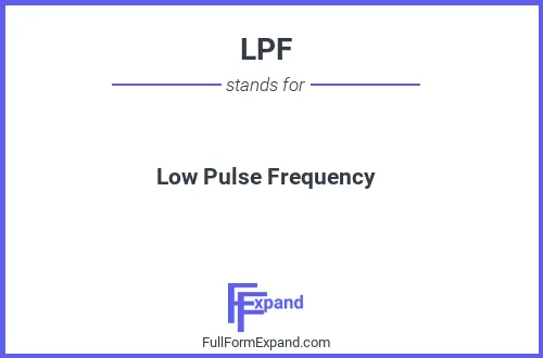 Full form of LPF