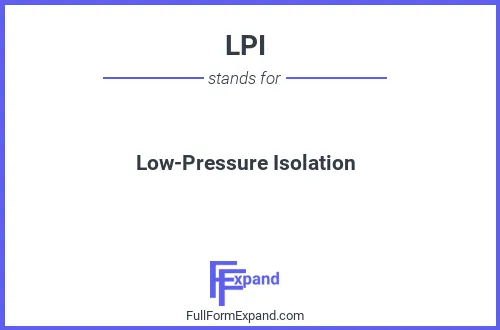 Full form of LPI