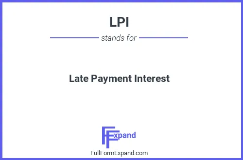 Full form of LPI