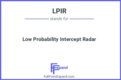 Full form of LPIR