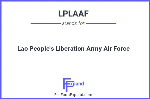 Full form of LPLAAF