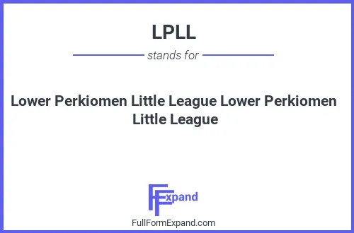 Full form of LPLL