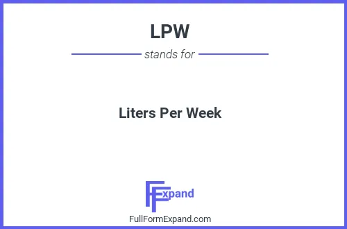 Full form of LPW