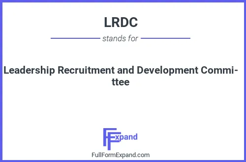 Full form of LRDC
