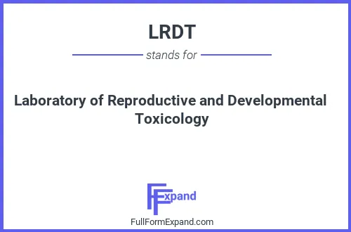 Full form of LRDT