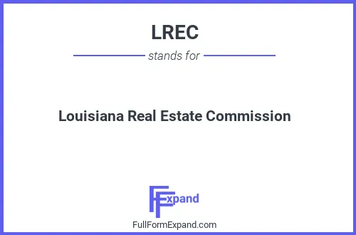 Full form of LREC