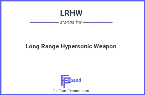 Full form of LRHW
