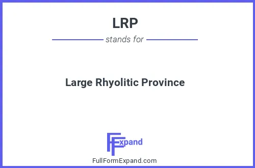 Full form of LRP