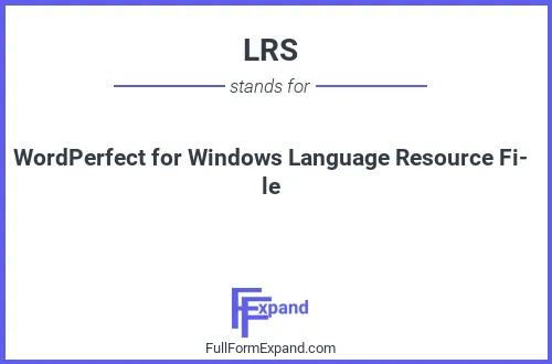Full form of LRS