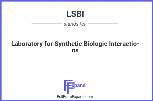Full form of LSBI