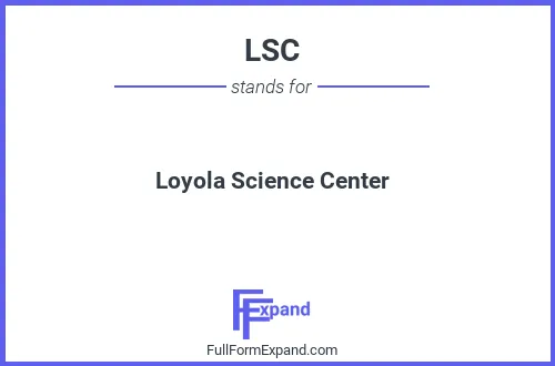 Full form of LSC