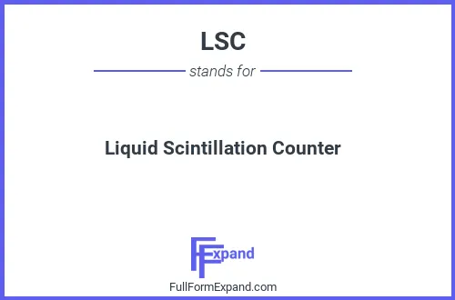 Full form of LSC