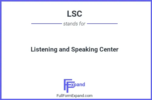 Full form of LSC