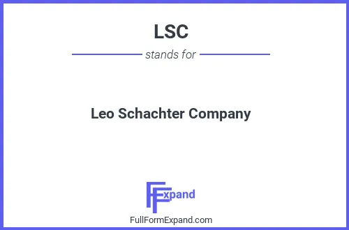 Full form of LSC