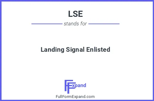 Full form of LSE