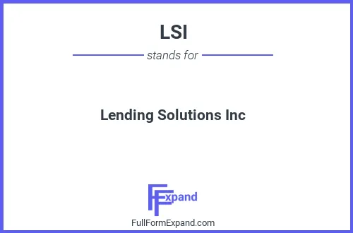 Full form of LSI