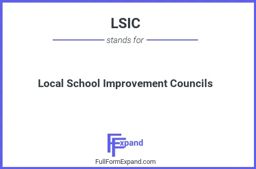 Full form of LSIC