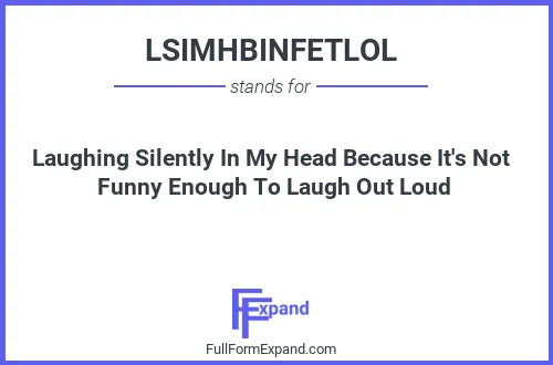 Full form of LSIMHBINFETLOL