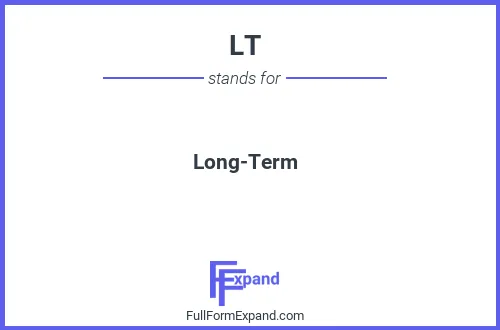 Full form of LT