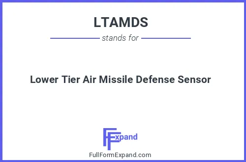 Full form of LTAMDS