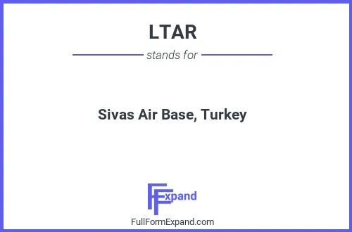 Full form of LTAR