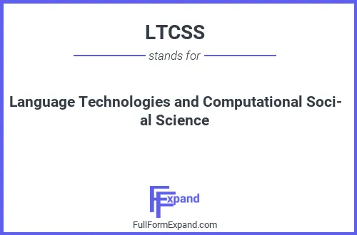 Full form of LTCSS