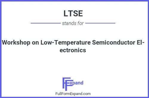 Full form of LTSE