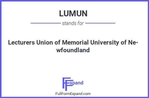 Full form of LUMUN