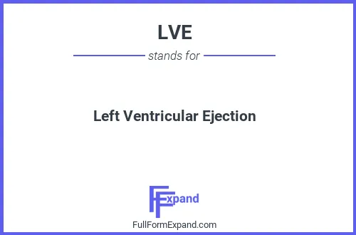 Full form of LVE