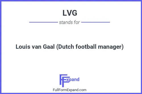 Full form of LVG