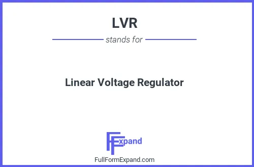 Full form of LVR