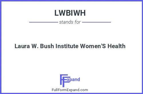 Full form of LWBIWH