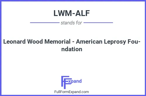 Full form of LWM-ALF