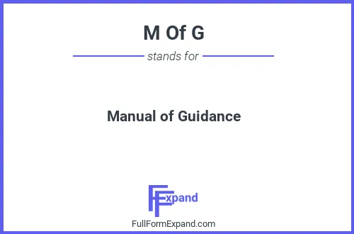 Full form of M Of G