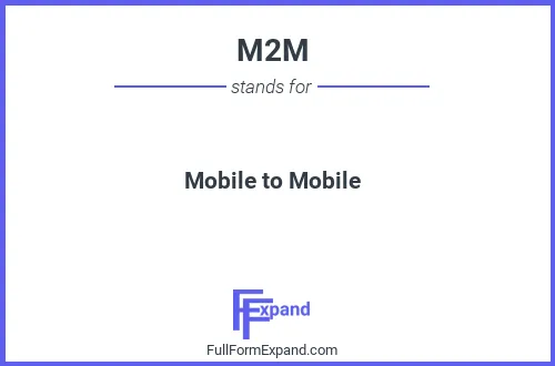 Full form of M2M