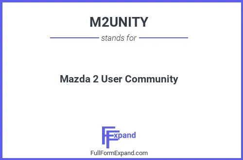 Full form of M2UNITY
