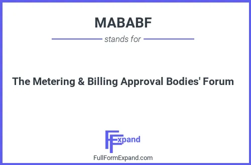 Full form of MABABF