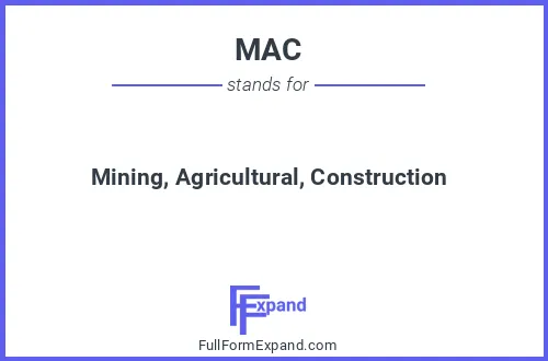 Full form of MAC