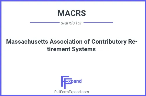 Full form of MACRS