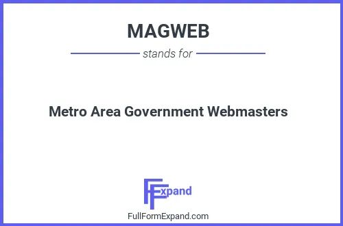 Full form of MAGWEB