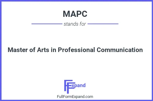 Full form of MAPC