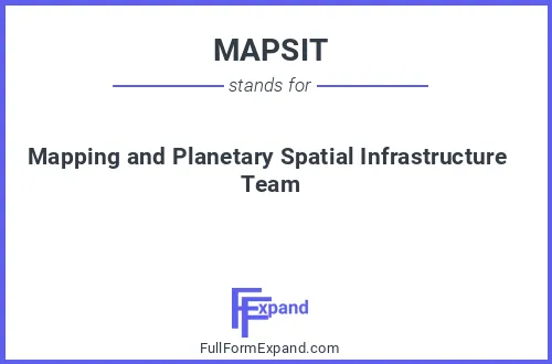Full form of MAPSIT