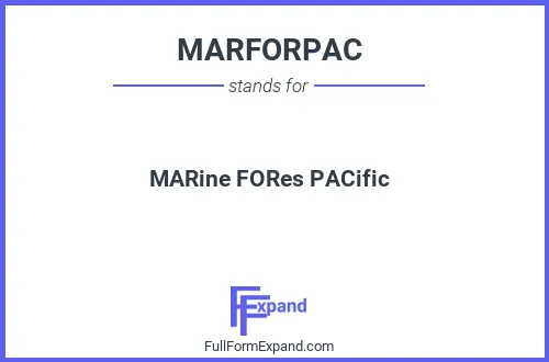 Full form of MARFORPAC