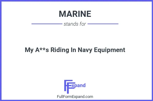 Full form of MARINE