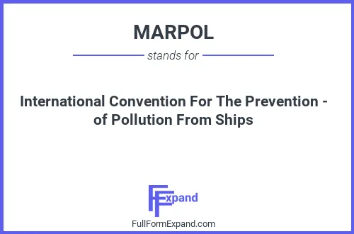 Full form of MARPOL