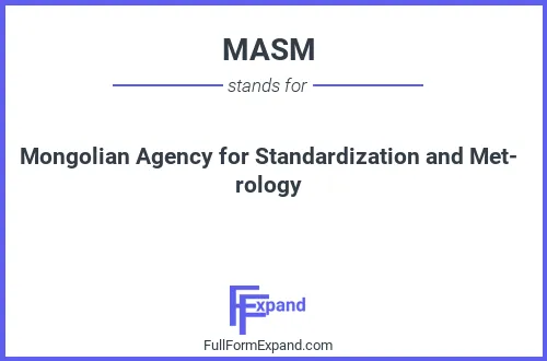 Full form of MASM